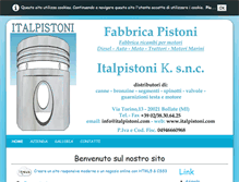 Tablet Screenshot of italpistoni.com